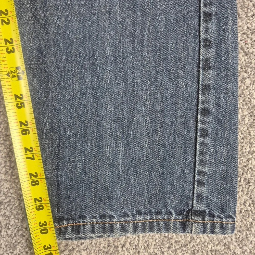 Levis 514 Slim Straight Jeans Mens 33x32 Blue Medium Wash Denim Cotton